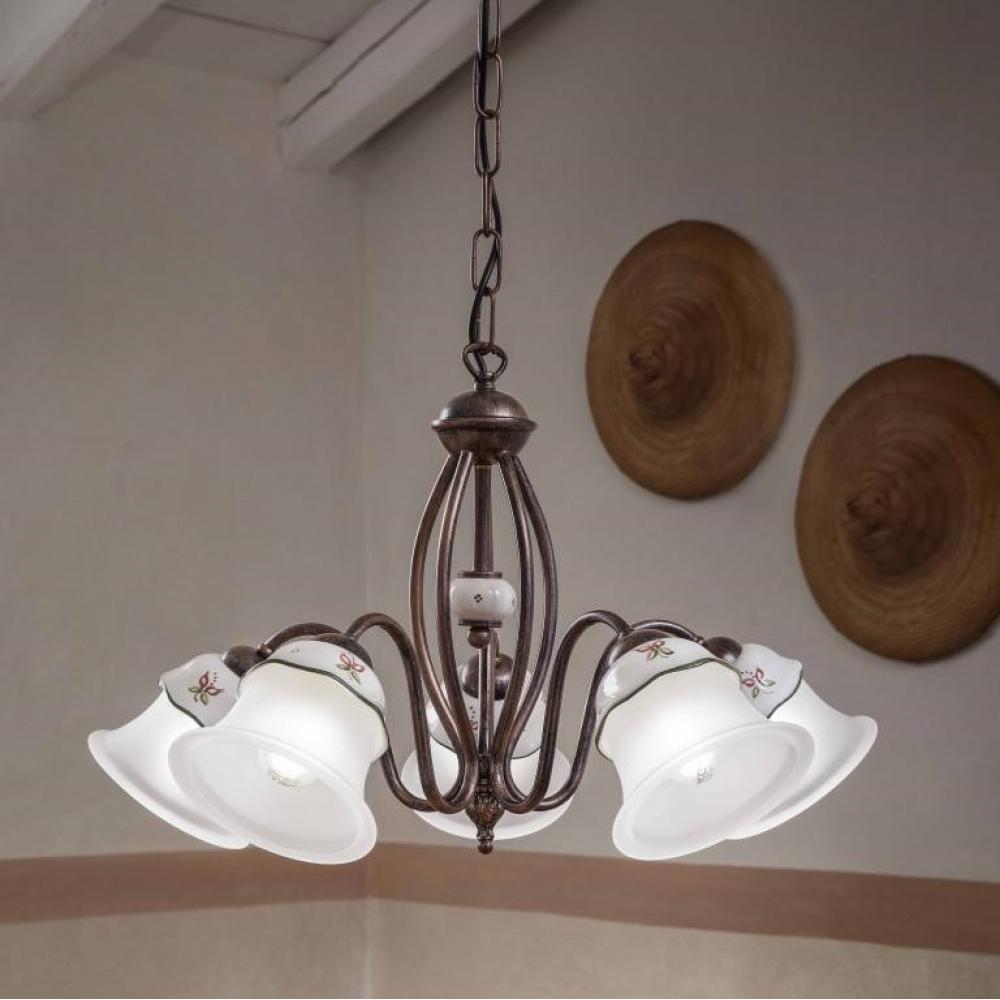 mediterran csillar keramia lampa polgari klasszikus kezzel festett olasz toszkan stilusu elegans fuggesztek etkezo nappali haloszoba ferroluce felujitas balaton nyaralo provence lameridiana tervezes lakberendezes.jpg